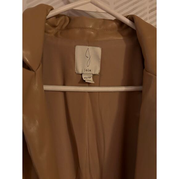 Joie small faux leather blazer - Picture 2 of 4